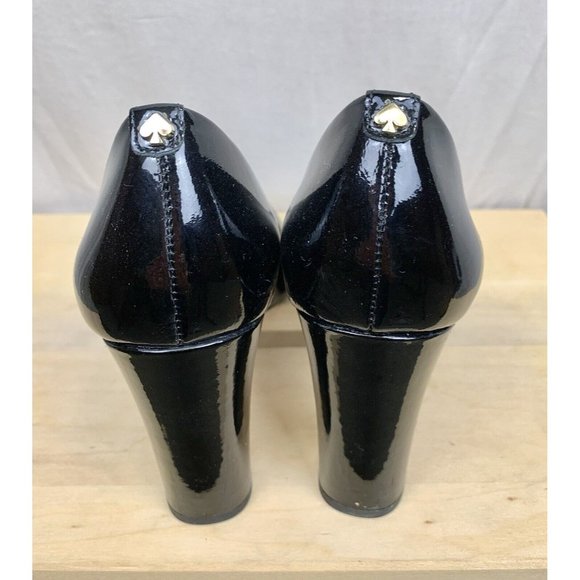 KATE SPADE ‘Pallas’ Black Patent Leather Pumps Size 6 - Picture 2 of 6